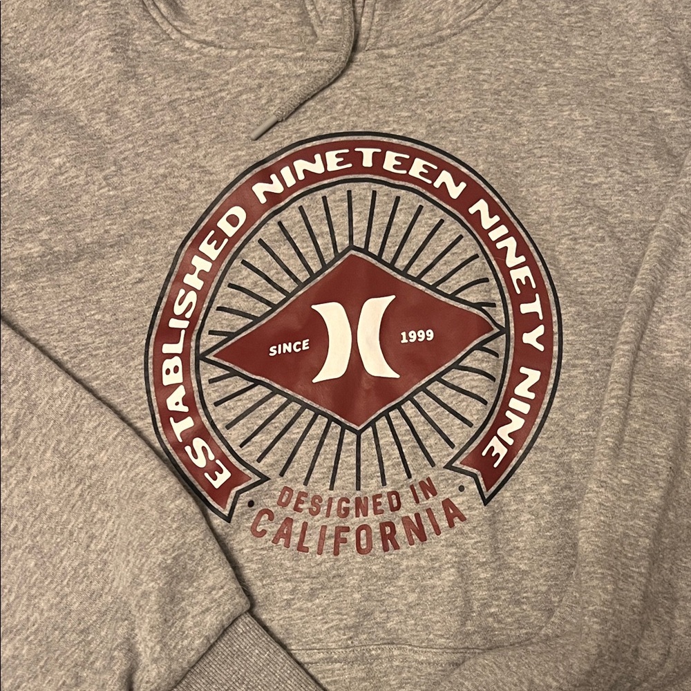 Hurley XXL Jacket in Gray and Cream